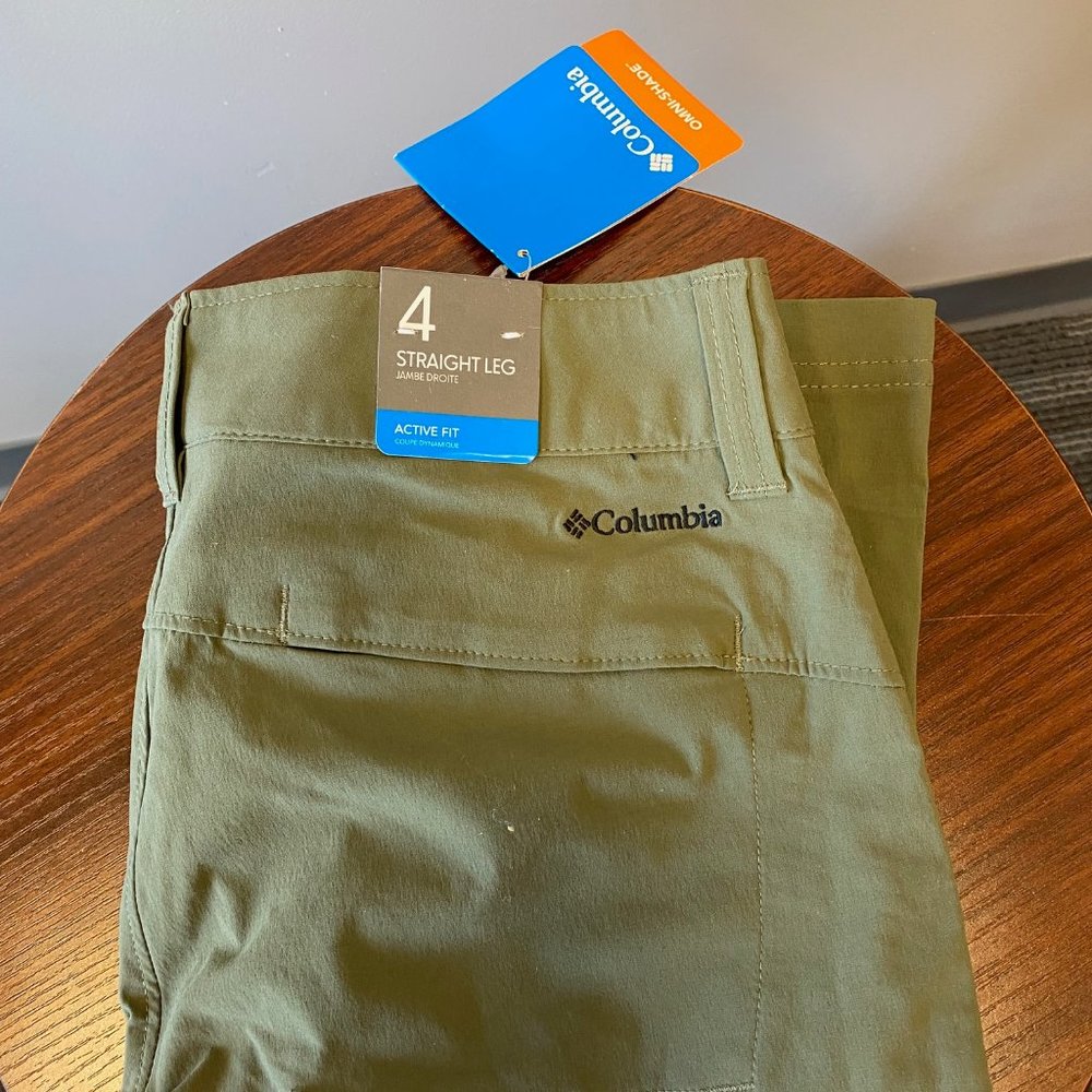 Columbia BRAND NEW Omni-Shield UV Protection Straight Leg Pants Size 4